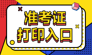 浙江2020年審計師準考證打印入口已開通！