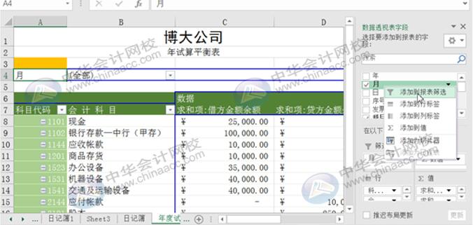 如何用Excel編制試算平衡表？操作方法送給你！