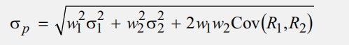 Portfolio Management:Formula of portfolio risk