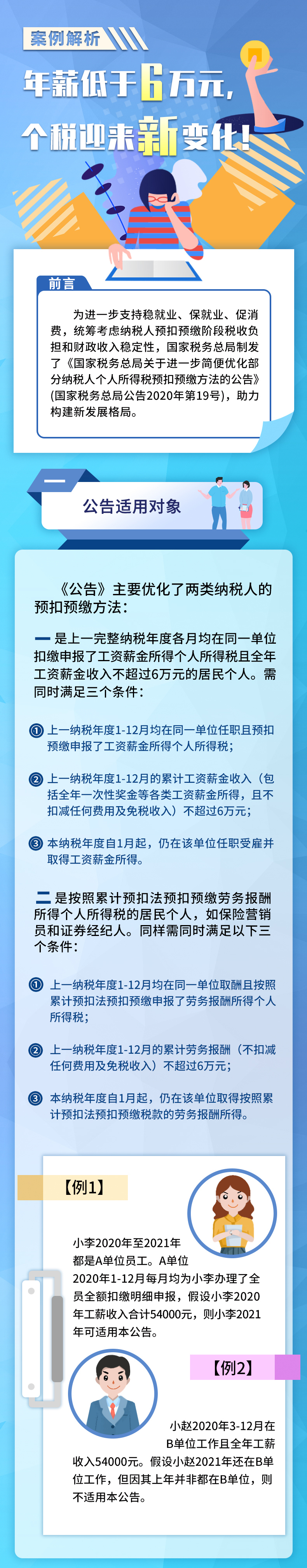 案例解析丨年薪低于6萬(wàn)元，個(gè)稅迎來(lái)新變化！