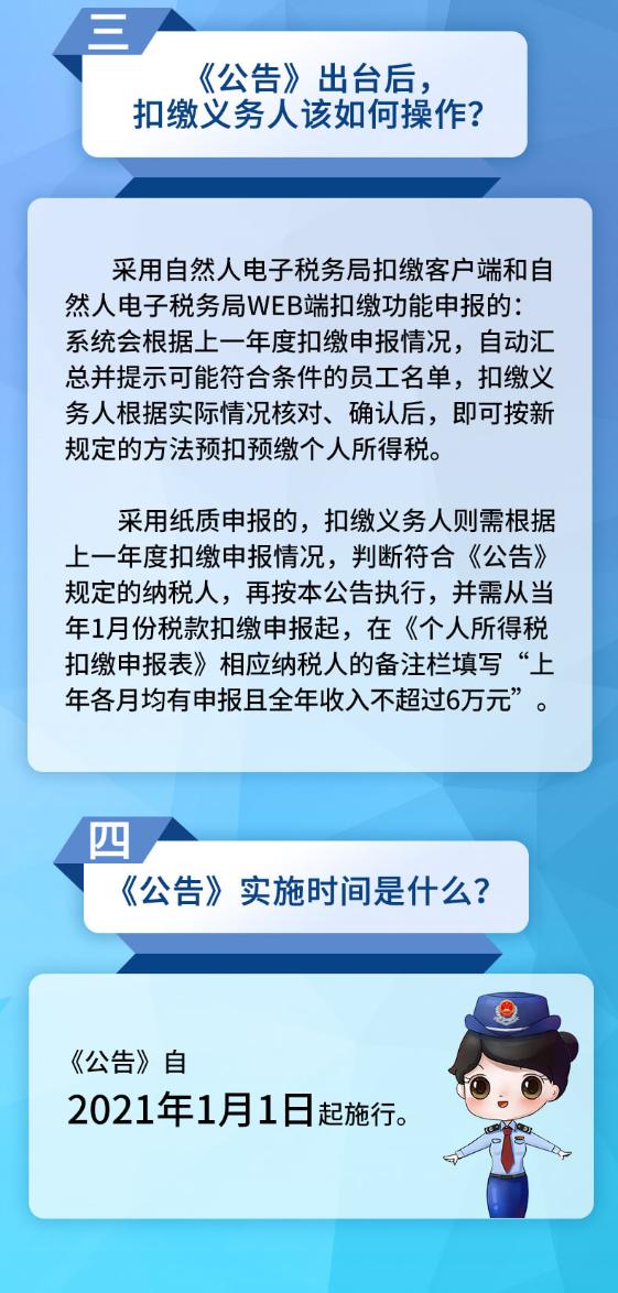 年薪低于6萬，個稅有哪些新變化？