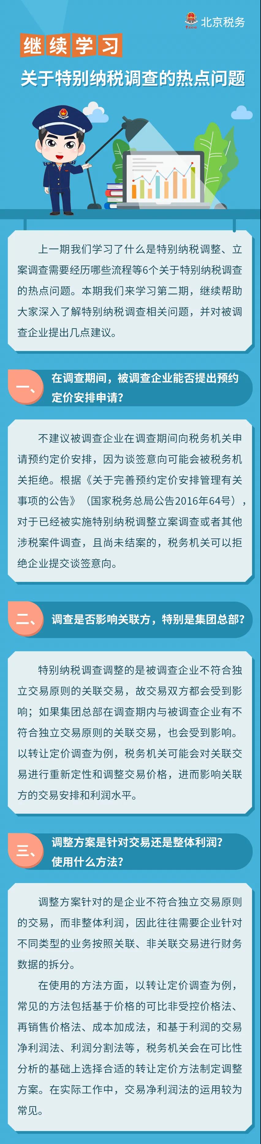 圖解 ▍繼續(xù)學(xué)習(xí)！關(guān)于特別納稅調(diào)查的熱點問題