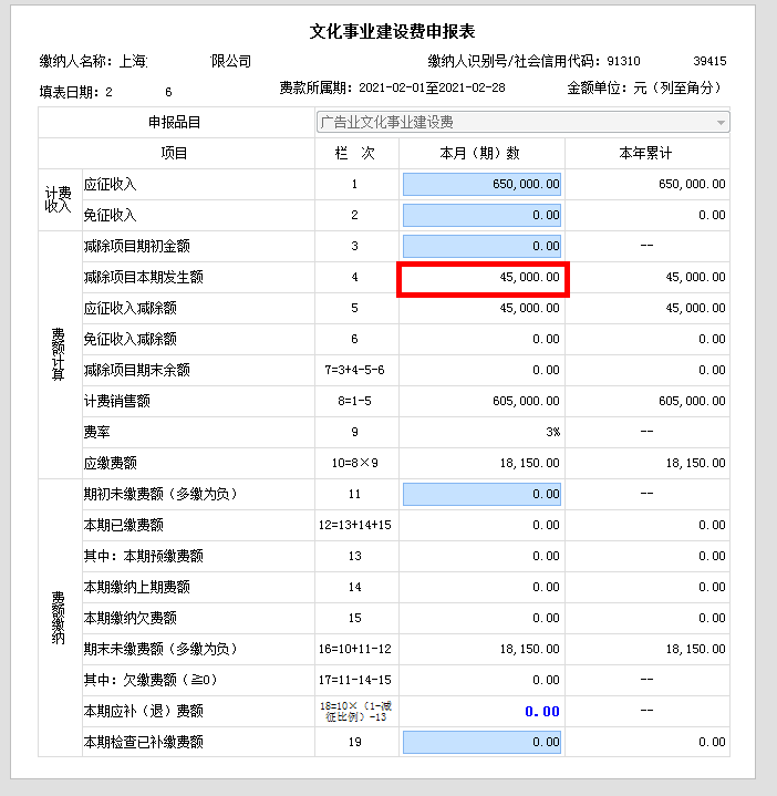 文化事業(yè)建設(shè)費(fèi)免征政策延長至年底！ 申報(bào)表如何填寫，請(qǐng)您看過來！