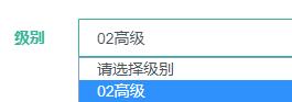 報考級別選擇