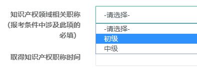 知識產(chǎn)權(quán)領(lǐng)域相關(guān)職稱