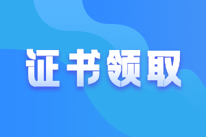 寧夏石嘴山2020年中級(jí)會(huì)計(jì)證書領(lǐng)取時(shí)間是？