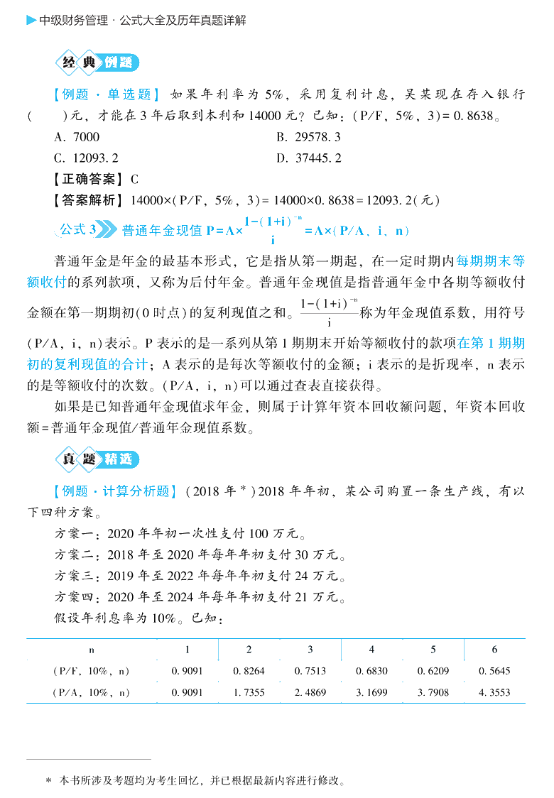 問：中級會計職稱財管公式記不住、記住不會用怎么辦？