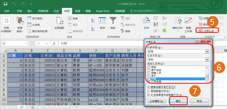 利用數(shù)據(jù)工具進(jìn)行財(cái)務(wù)數(shù)據(jù)分析之分類匯總