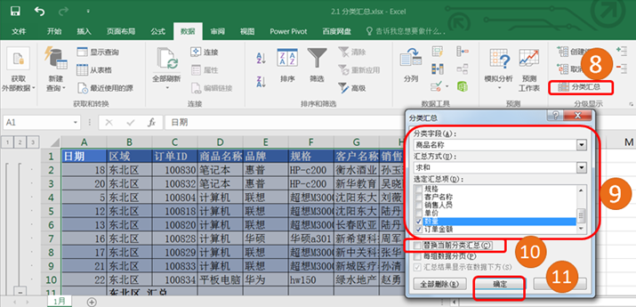 利用數(shù)據(jù)工具進(jìn)行財(cái)務(wù)數(shù)據(jù)分析之分類匯總