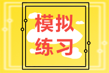 高級經(jīng)濟師模擬練習(xí)