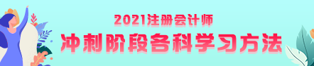 注會考前沖刺階段該如何復(fù)習(xí)？有什么方法？