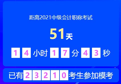 2021中級會計萬人?？即筚惖诙文？枷迺r預約中~