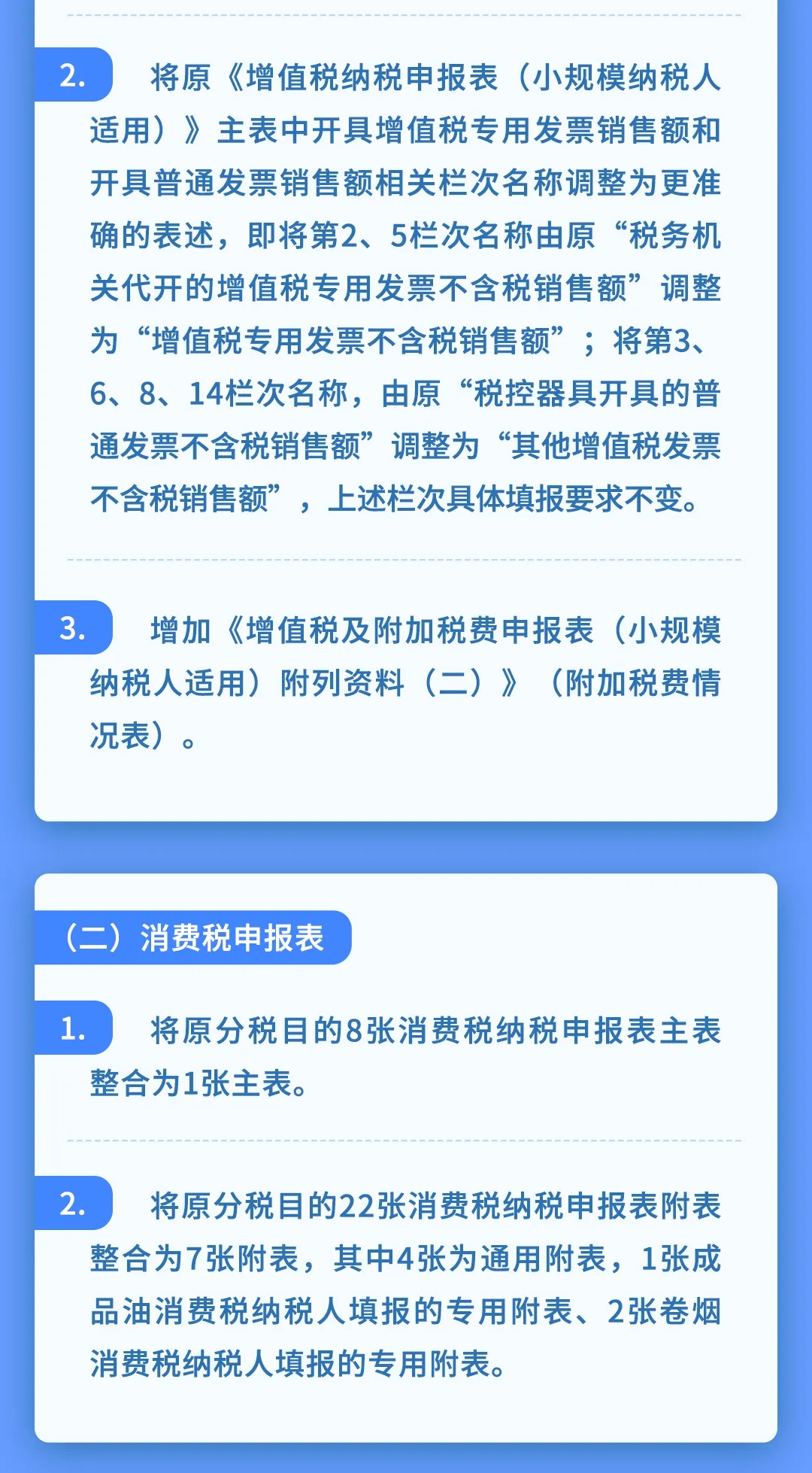 增值稅、消費(fèi)稅及附加稅費(fèi)申報表整合，帶你梳理一遍！