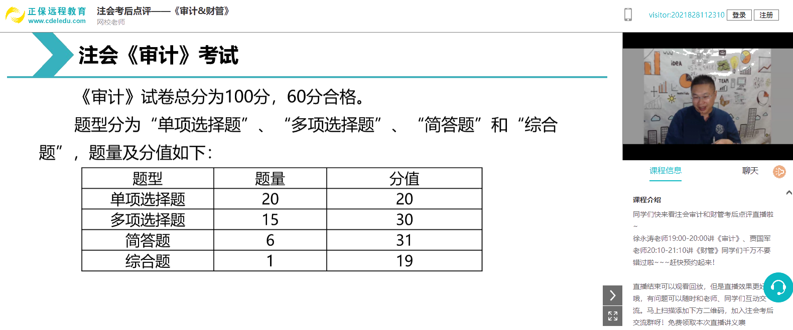 2021注會《審計》題量有變化？速來圍觀！