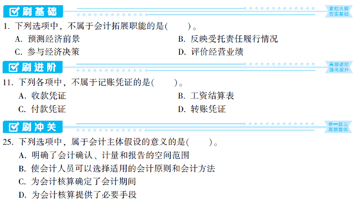 刷題為什么要用初級會計《必刷550題》？