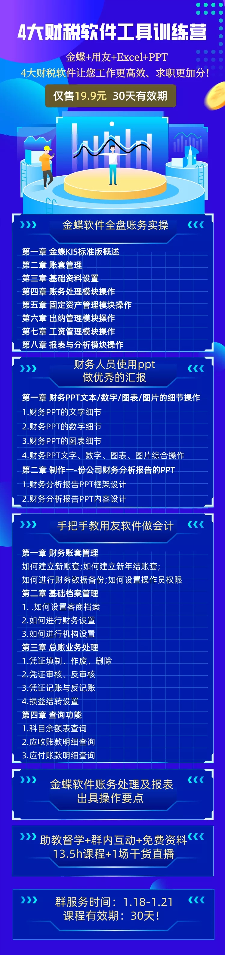 《4天財務(wù)軟件工具訓(xùn)練營》限時秒殺！