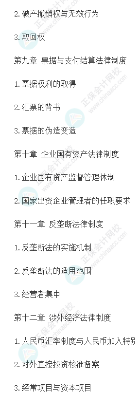 考生必看！注會(huì)《經(jīng)濟(jì)法》各章歷年分值占比