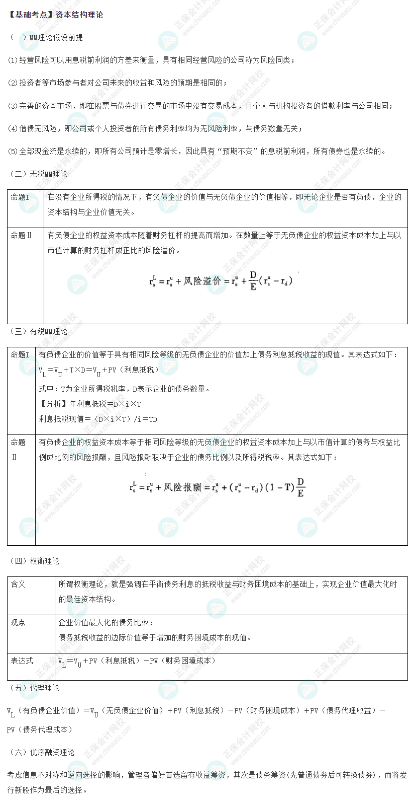 2022注會《財(cái)管》基礎(chǔ)備考階段必備考點(diǎn)