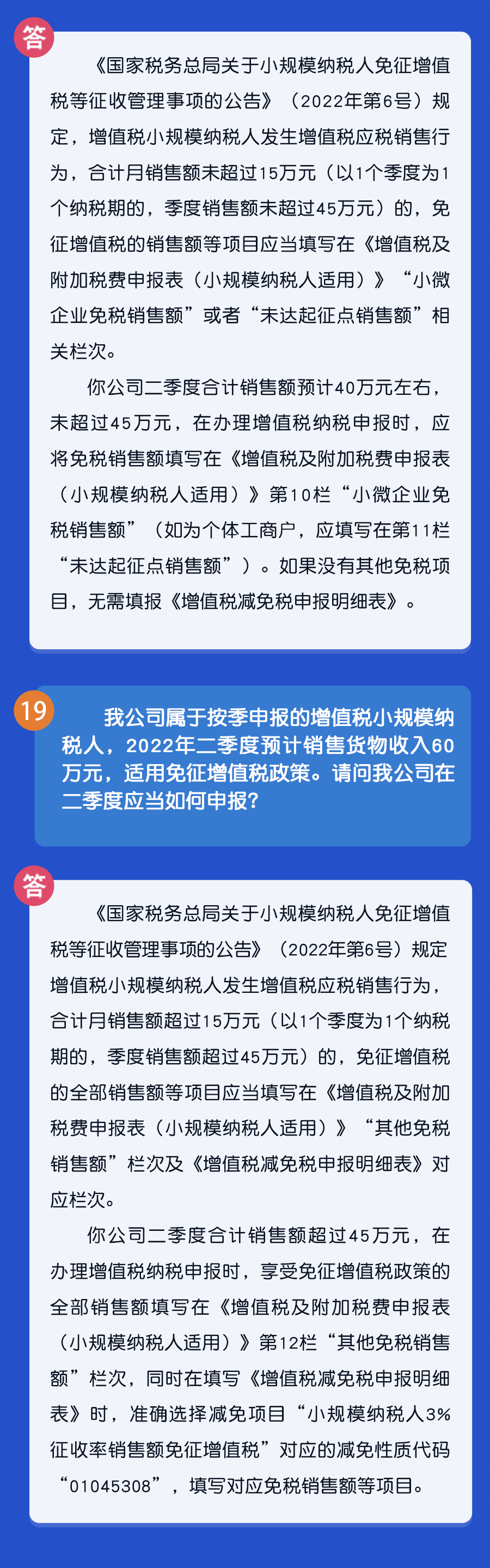 秒懂！小規(guī)模納稅人免征增值稅政策熱點(diǎn)匯總！7