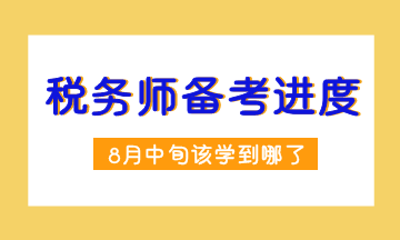 稅務(wù)師備考進(jìn)度