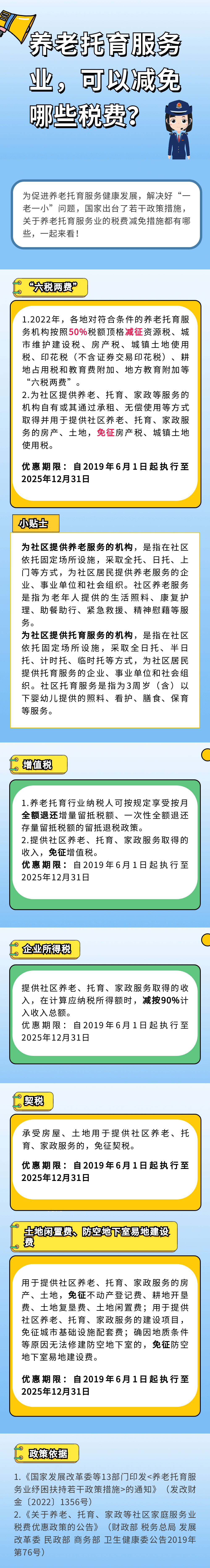 養(yǎng)老托育服務(wù)業(yè)，可以減免哪些稅費(fèi)