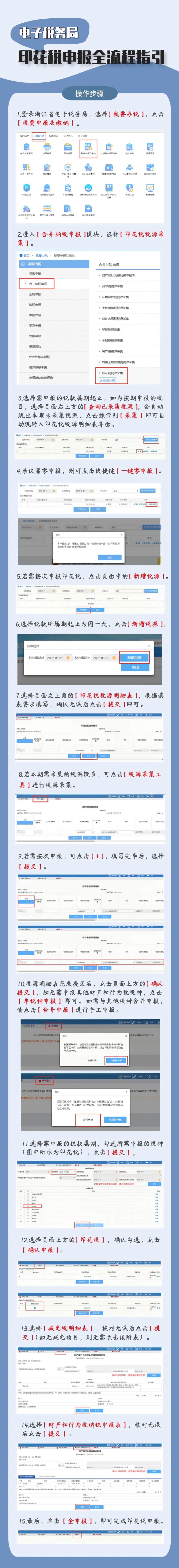 電子稅務局印花稅申報全流程指引