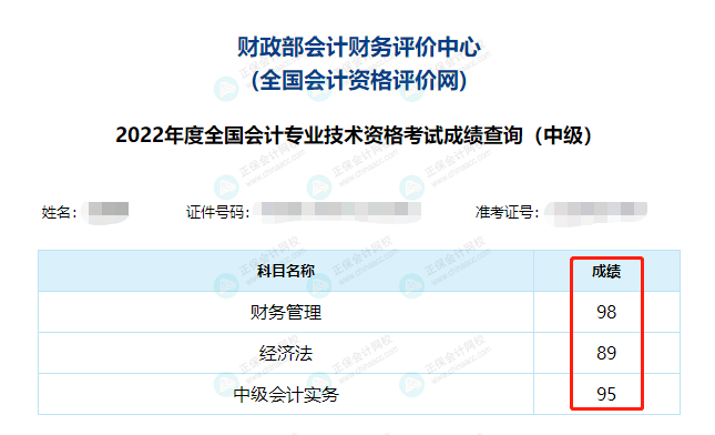 2022中級(jí)會(huì)計(jì)成績公布后要低調(diào)？但實(shí)力不允許??！必須曬出來！