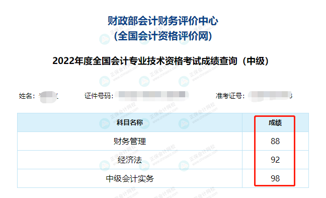 2022中級(jí)會(huì)計(jì)成績公布后要低調(diào)？但實(shí)力不允許??！必須曬出來！