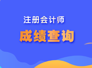 注會(huì)成績(jī)查詢(xún)時(shí)間確定了嗎？