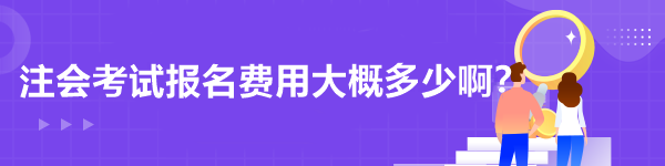 注會考試報名費用大概多少啊？