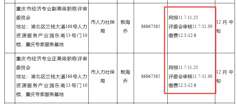 重慶高級經(jīng)濟(jì)師評審時(shí)間安排