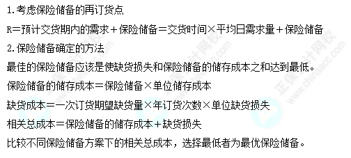 每天一個財務(wù)管理必看知識點&練習題——再訂貨點