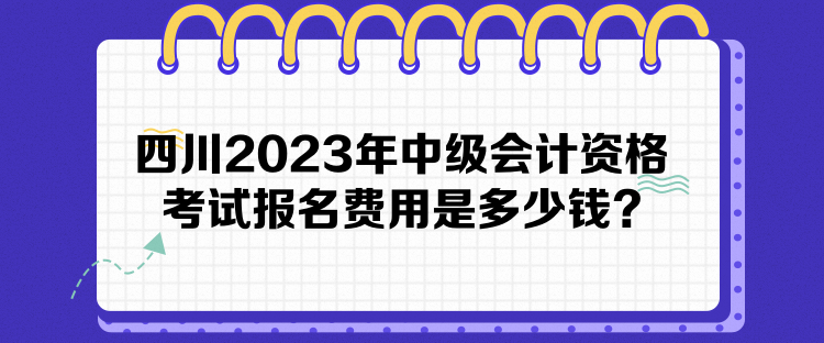 四川2023年中級(jí)會(huì)計(jì)資格考試報(bào)名費(fèi)用是多少錢？