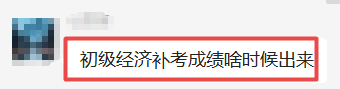 初級(jí)經(jīng)濟(jì)師補(bǔ)考成績(jī)