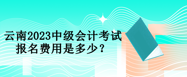 云南2023中級會計(jì)考試報(bào)名費(fèi)用是多少？