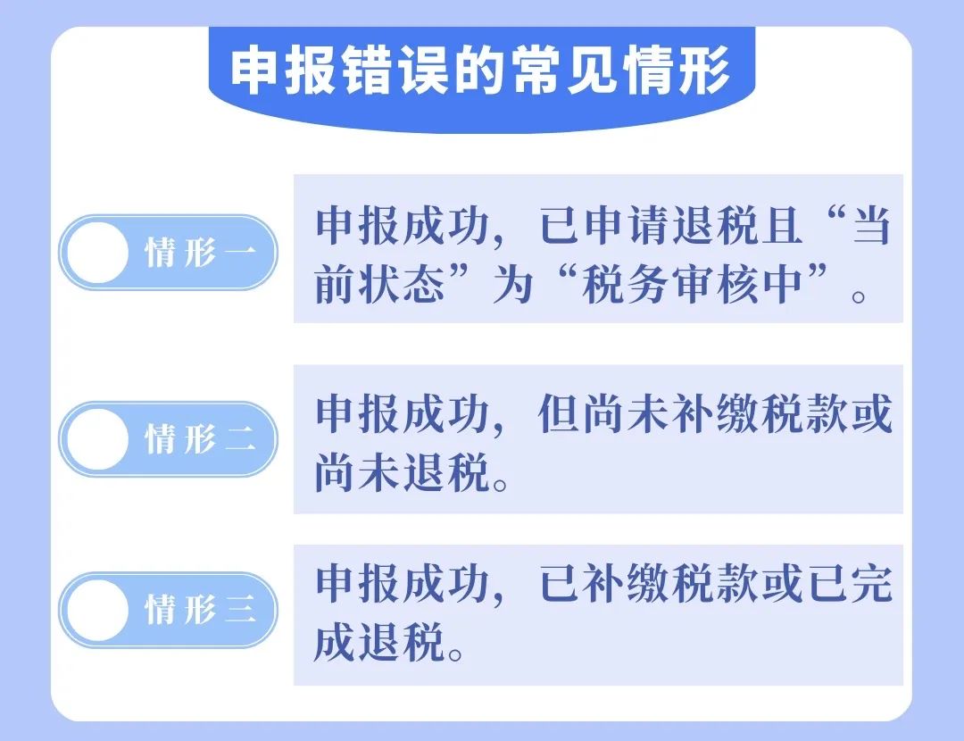 個稅APP年度匯算申報有誤？更正申報操作來啦！