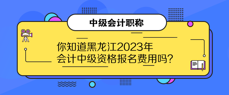 你知道黑龍江2023年會計(jì)中級資格報(bào)名費(fèi)用嗎？