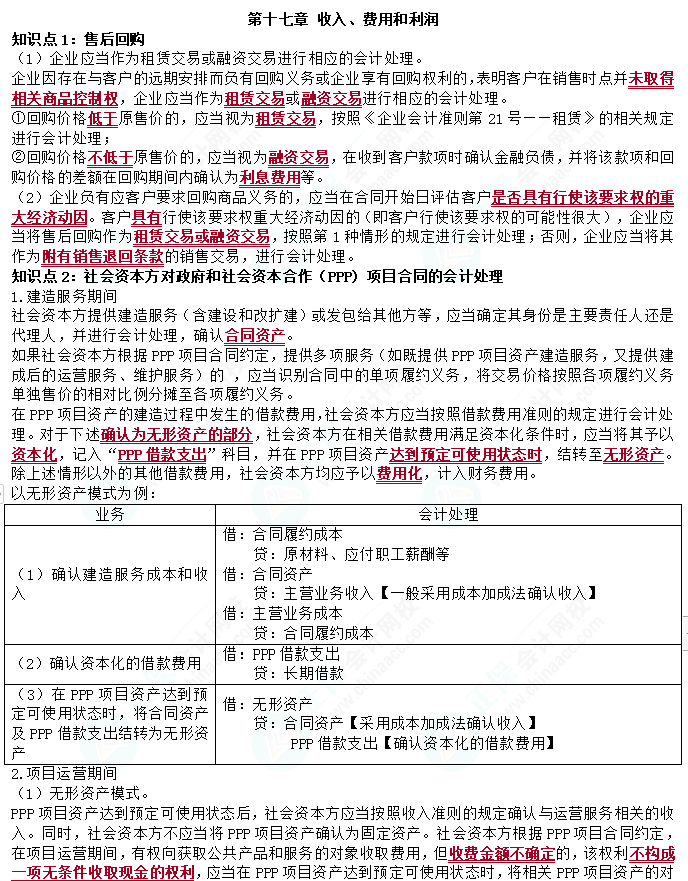 2023cpa《會(huì)計(jì)》第十七章基礎(chǔ)備考易錯(cuò)易混知識(shí)點(diǎn)