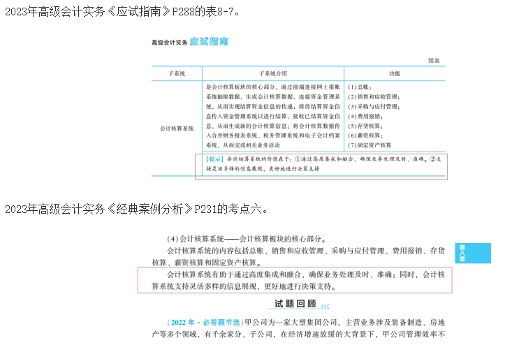 2023高級會計師考后回憶試題考點及輔導(dǎo)書版點評案例分析六