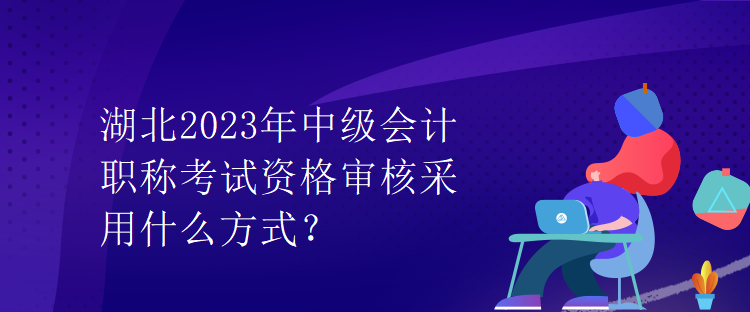 湖北2023年中級(jí)會(huì)計(jì)職稱考試資格審核采用什么方式？