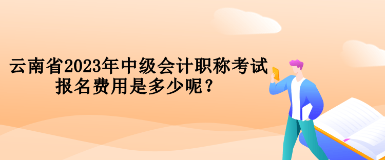 云南省2023年中級(jí)會(huì)計(jì)職稱考試報(bào)名費(fèi)用是多少呢？