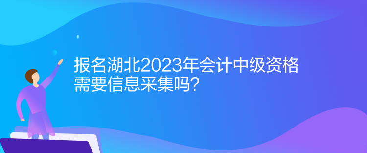 報(bào)名湖北2023年會(huì)計(jì)中級(jí)資格需要信息采集嗎？