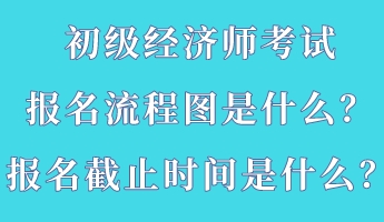 初級經(jīng)濟師考試報名流程圖是什么？報名截止時間是什么？