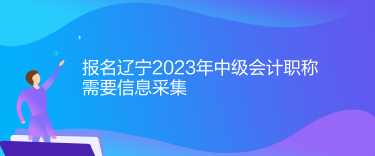 報(bào)名遼寧2023年中級(jí)會(huì)計(jì)職稱(chēng)需要信息采集