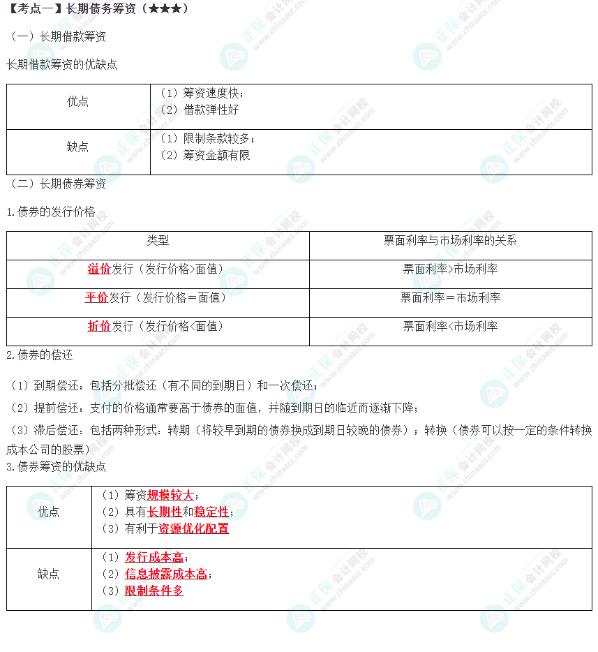 2023年注會《財管》高頻考點