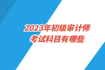 初級審計師和中級審計師考試安排一樣嗎？