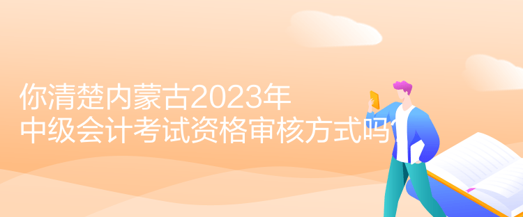 你清楚內(nèi)蒙古2023年中級(jí)會(huì)計(jì)考試資格審核方式嗎？