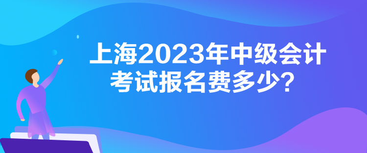 上海2023年中級(jí)會(huì)計(jì)考試報(bào)名費(fèi)多少？