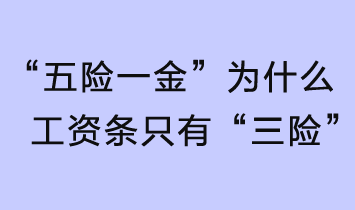 “五險一金”，為什么工資條只有“三險”？