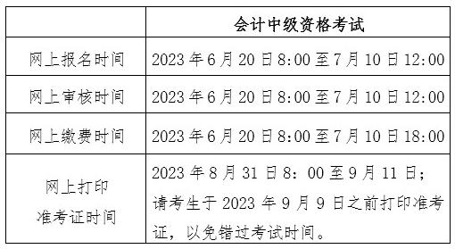 北京2023年中級會計職稱準考證打印時間是什么時候呢？